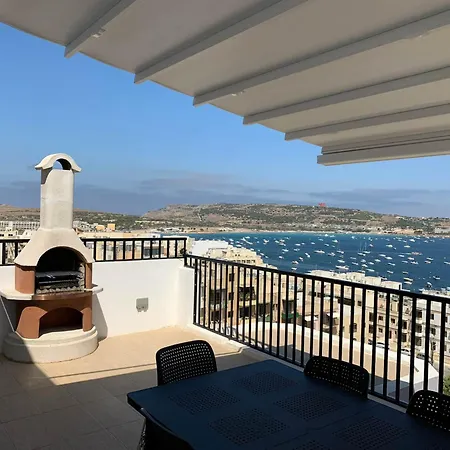 Penthouse Ghadira With Amazing Views! By Homely Lejlighed Mellieħa
